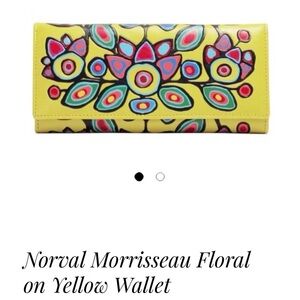 Floral Yellow Wallet